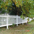 White Vinyl picket fence